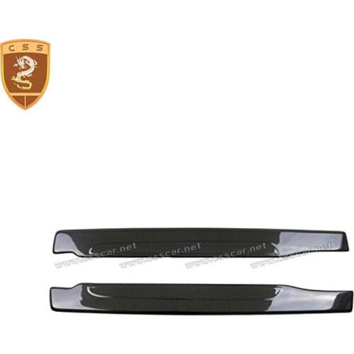 CSSYL Carbon Fiber welcome pedals For R8 V10 2016 2017 full carbon fiber welcome pedal Door sill covers fit r8 v10 decoration