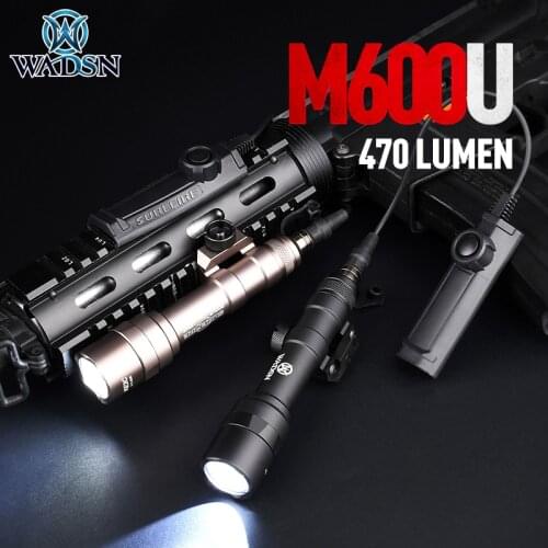 WADSN Surefire Flashlight M600U Tactical Pressure Dual Function Remote Switch Rifle Airsoft Metal Weapons Light accessories AR15