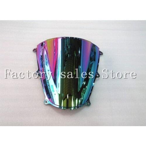 HotSale For Honda CBR 600 RR CBR600RR F5 2005 2006 iridium Windshield WindScreen Double Bubble CBR600 RR CBR 600RR