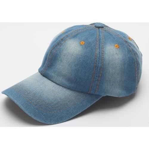 DeePom Denim Mens Cap Branded Baseball Cap Women Vintage Hip Hop Cap Female Snapback Summer Hats For Men Blank Bone Male Gorras