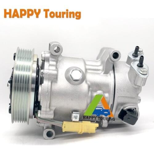 SD6C12 6C12 AC Compressor for Peugeot 207 CC 1.6 2008 9822826880 9651910980 9659875780 9670318880 9671216280 9678656080 96786560