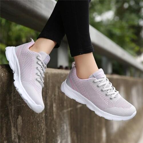 Running Shoes For Women Breathable Sneakers Non Slip Damping Jogging Sport Shoes Plus size Female Trainers