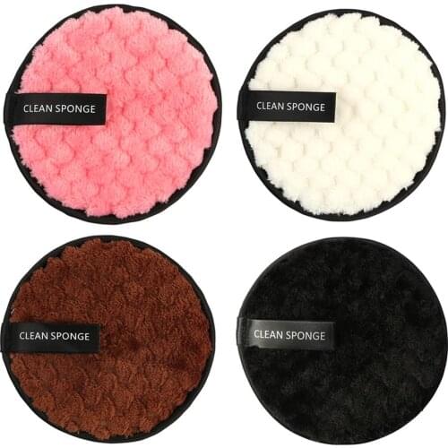 Fashion Kinds Make Up Cleaning Removal Cotton Pad Soft Reusable Bamboo Fiber Washable Rounds Pads For Face Eye Beauty Tools