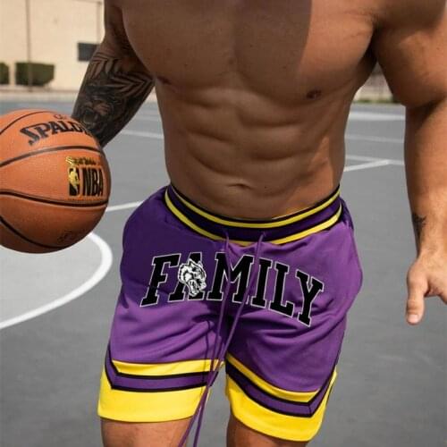 2021 Summer New Casual Sports Quick-Drying Three-Point Shorts Mens Stretch Gym Fitness Mesh Breathable Training Hot Pants