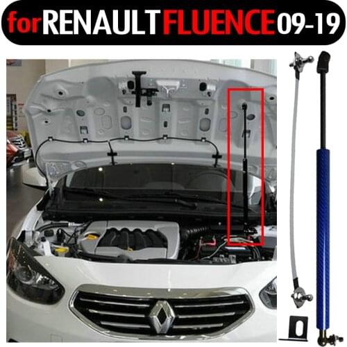 Carbon Fiber Lift Support for RENAULT fluence 2009-2019 Front Bonnet Hood Modify Gas Struts Shock Gas Springs Damper Absorber