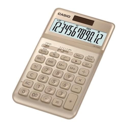 Casio Jw-200Sc-Gd Desk Type 12 Digit Calculator
