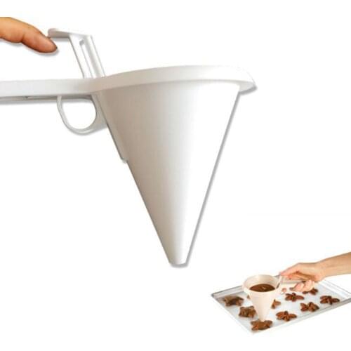 Plastic Baking Funnel Tools Hand-Held Cream Batter Chocolate Liquid Dispenser Pastry Mold Cookie Cupcake Pancake Baking Tools