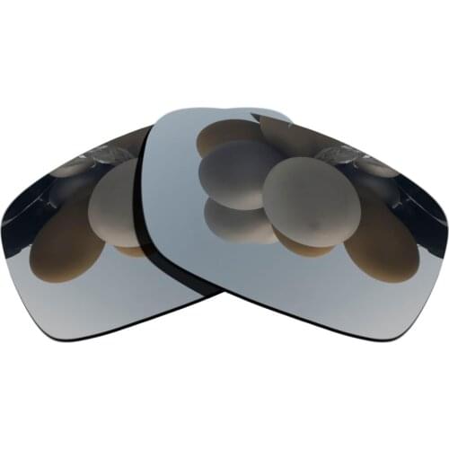 Polarized Sunglasses Replacement Lenses for-Crankcase Frame - Silver