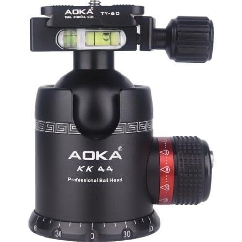 360 degree professional aluminum alloy camera tripod ball head panoramic rotary ballhead