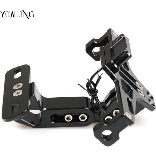 Motorcycle license plate frame Number Plate Holder Mount Bracket Registration Plate Holder for honda msx125 msx300 msx 125 300