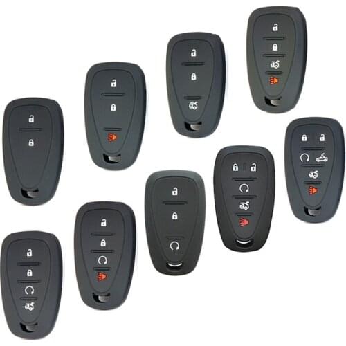 Rubber Car Products key FOB Cover Protect Skin For Chevrolet Onix Cruze Camaro Spark Captiva Aveo Epica Lacetti Malibu Remote