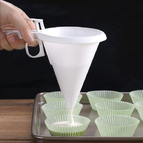 Hand-hold Funnel Adjustable Icing Candy Funnel Chocolate Pastry Mold Cream Cookie Cupcake Pancake Maker Kitchen Baking Supply