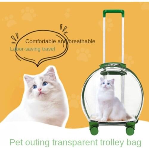 Pet lever box out of portable transparent cat bag multi-functional pet backpack pet air box bubble box