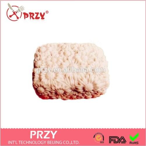 Flower pattern DIY soap silicone molds S1865 house use interesting handmade craft soap silical gel mold