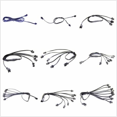 Splitter, Y connectors, for el wire, el panel and el tape