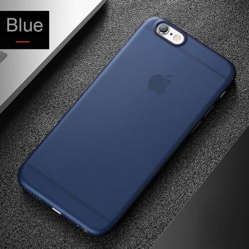 ITEUU 6 6S Plus Ultra-Thin PP Matte Case for iphone 6 6s Plus Cases Soft Flexible Back Cover Shell 6Plus 6SPLUS