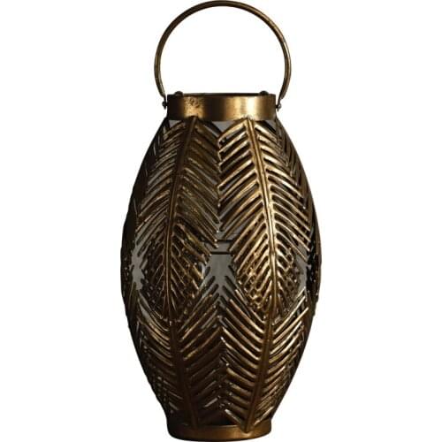 GOLD METAL CANDLE HOLDER TABLE IRON CREATIVE LUXURY CANDLE HOLDERS VINTAGE LARGE KAARSENHOUDER OUTDOOR LATERN HANGING EA60ZT