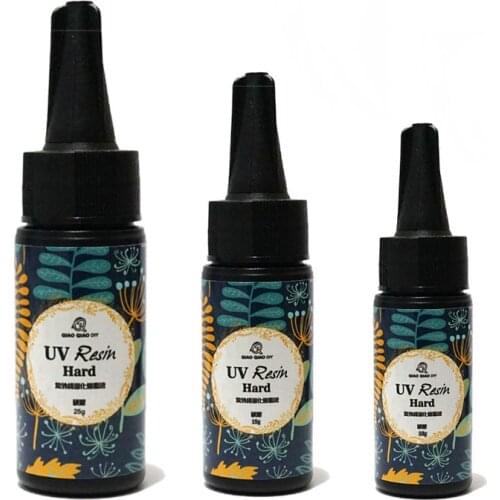 10/15/25g DIY UV Resin Hard Glue Ultraviolet Curing Solar Cure Sunlight Activated JDH88