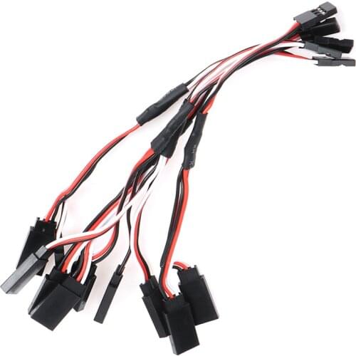 5Pcs 15cm Y Style Servo RC Extension Lead Wire Cord Cable For JR Futaba New