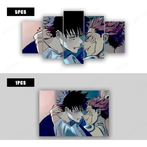 Anime Poster Jujutsu Kaisen Pictures Figure Prints Canvas Painting Modern Home Wall Art Decoration Mural Room Decor Yaoi