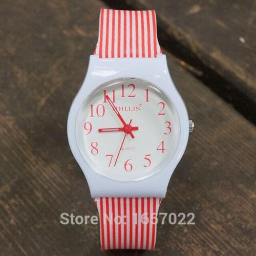 Luxury NAZEYT brand Fashion new women luxury silicone softness color strap quartz watch man children new waterproof wristwatches