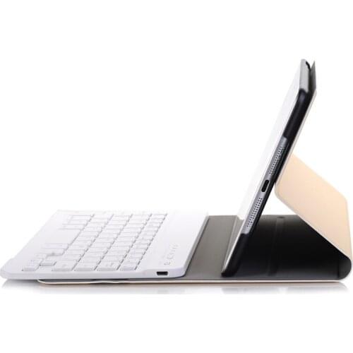 Case for iPad Mini 1 2 3 PU Leather Flip Stand Smart Tablet Cover for iPad Mini 3 / 2/ 1 Case with Detachable Bluetooth Keyboard