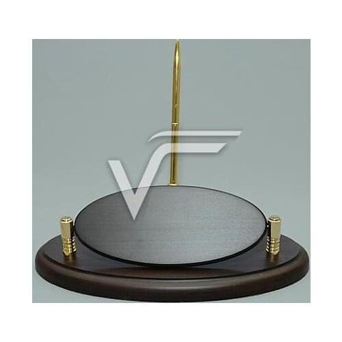 Ad Store Wood Table Name Brown and White. It will add Prestige to your Table With its Oval Cuts, Table Name, Made in Turkey