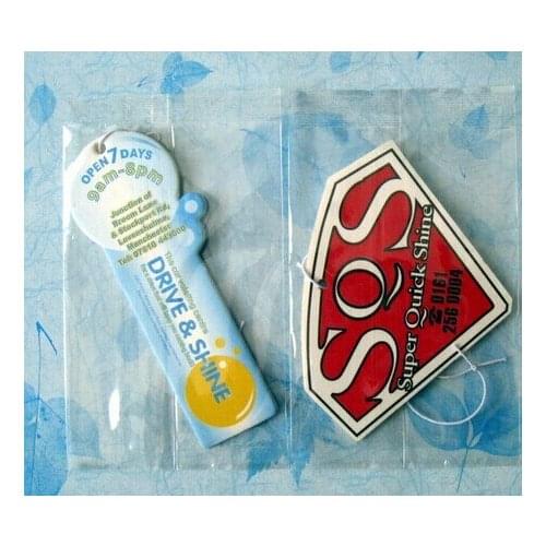 Fedex IE Free shipping , Wholesale Paper Air Freshener , Hanging Paper Perfume,Lemon Paper Air Freshener For Car Hanging Scent