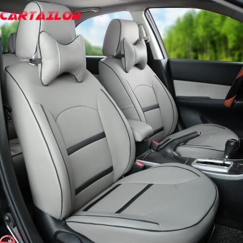 CARTAILOR auto seats protector for Lincoln MKX car seat cover set PU leather seat covers & supports styling interior accessories