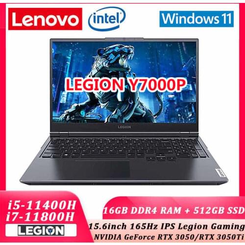Lenovo Legion Y7000P 2021 15.6inch Gaming Laptop Intel i5-11400H/i7-11800H Geforce RTX 165Hz High Refresh Rate IPS Full Screen