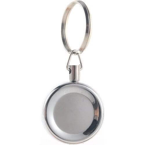 Multifunctional High Resilience Steel Wire Rope Metal Retractable Key Chain Alarm Key Ring Anti Lost Key Chain Outdoor Tools