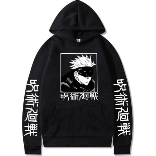 Jujutsu Kaisen Mens Hoodie Sweatshirt Long Sleeved Casual Streetwear Fashion Prints Women/Men Hoodie Harajuku Tops
