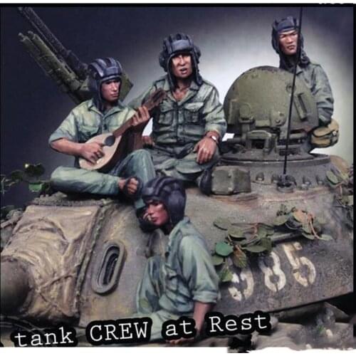 1/35 Scale Soldiers (No Tank) Unpainted Resin Figure Building Kit