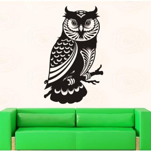 Owl Wall Sticker Decal Posters Vinyl Wall Art Decals Decoration Decal Decor Mural Owl Car Sticker Decal