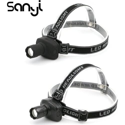 Super Bright Mini 90 degree adjustable Headlamp 3 Modes Energy Saving Outdoor Sports Camping Fishing Head Lamp Flashlights AAA