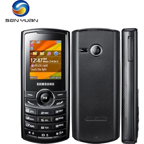 Original Samsung E2232 Mobile Phone Refurbished Unlocked E2232 Cell Phone 1.77"0.3MP FM Radio 1000mAh Dual SIM Cards Dumbphone