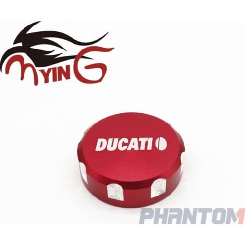 Front Brake Clutch & Rear Brake Fluid Reservoir Cover Cap For DUCATI 1299 1199 1198 1098 959 899 848 EVO Motorcycle Acessories