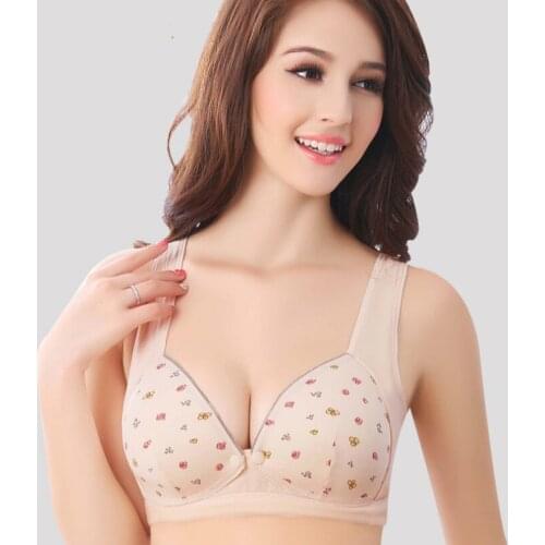Transparent Bras For Women Double Push Up Bras Nursing Bra Cotton Lace Cotton Push Up Bras For Women Underwear Gather Plus Size