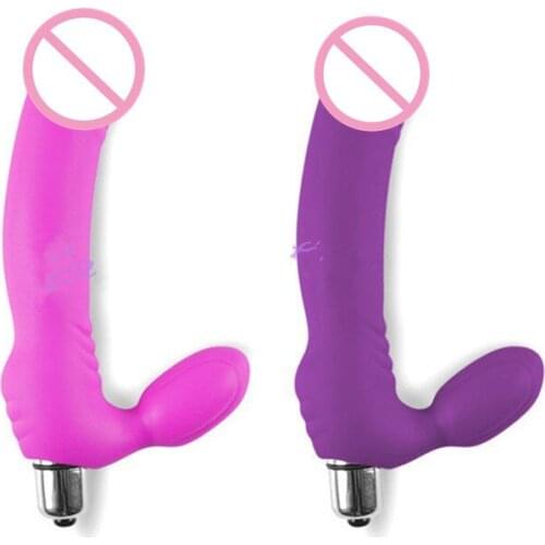 Strapless Strapon Dildo Vibrator Lesbian Strapless Strap On Dong Penis Sex Products Sex Toys for Women, Realistic Dildo