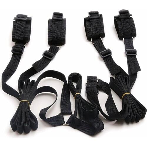 Under Bed BDSM Bondage Restraint Strap Sex Toys For Woman Couples Ankle Hand Cuffs Fetish Flirting Slave Adult Game Sex Products