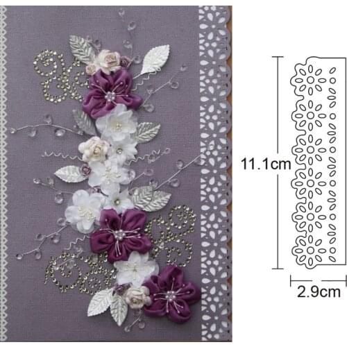 Lace flower frame Metal Cutting Dies 2020 New Scrapbooking Stencil DIY Paper Card Decorative Embossing Die Cut Craft Dies