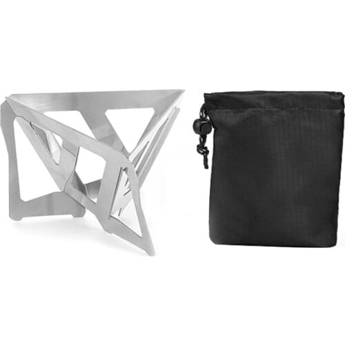 Folding Portable Coffee Drip Rack Coffee Filter Portable Stainless Steel Holder Funnel Baskets Coffee Cup Dripper