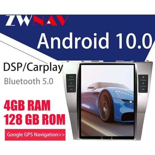 Tesla Vertical Screen For 2007 2008 2009 2010 2011 Toyota Camry 4G128G Android 10 Car Multimedia Player GPS Audio Radio Recorder