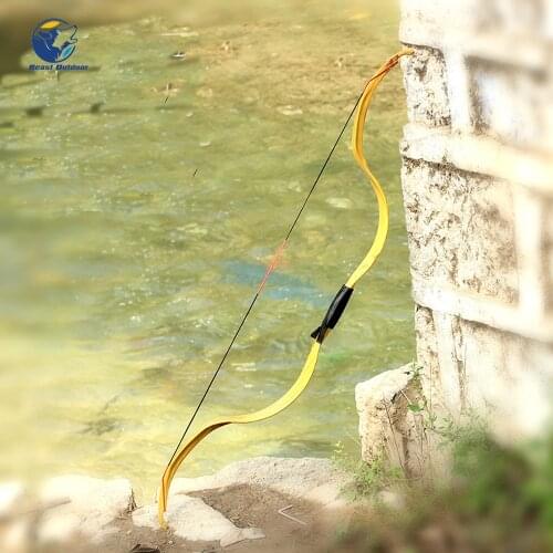 Traditional Handmade Longbow Hunting Recurve Bow 25lbs Right Left Handed Mongolian Horsebow Laminated Archery Practice Bow