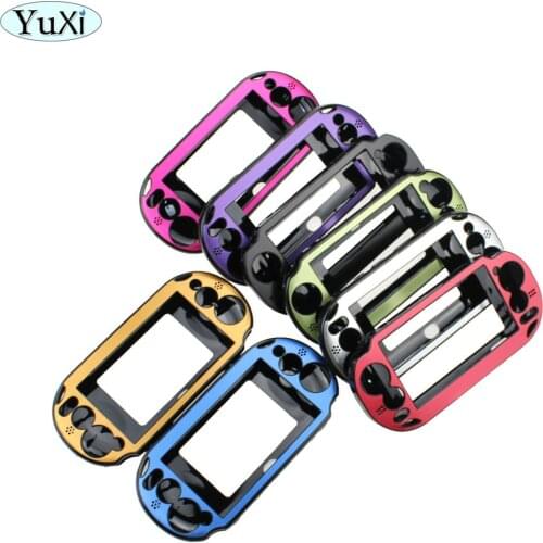 YuXi Hot sale 9 colors Aluminum plastic Skin Case Cover Shell for Sony PlayStation PS Vita 2000 PSV PCH-20