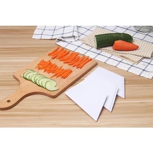 1set Slicer Vegetables Cutter with 4 Stainless Steel Blade Carrot Grater Onion Slicer Kitchen Utensil sets Accessories KX 059