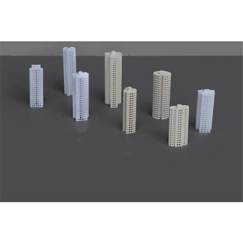 10pcs/lot plastic 1/1000 scale model building for train layout or kits building toys