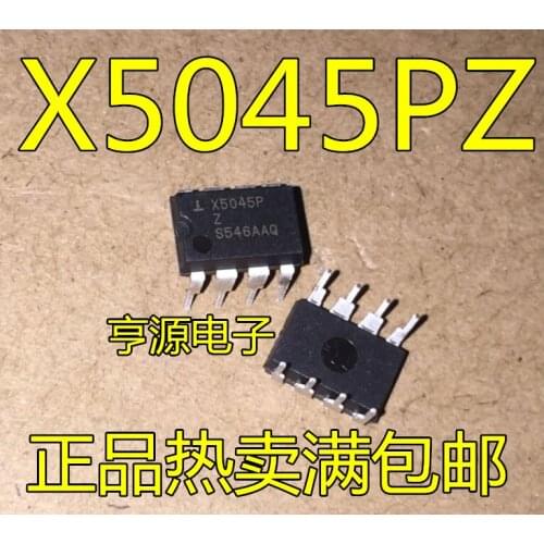 10 PCS new X5045PZ X5045 X5045P DIP8 encapsulation operational amplifier power management chip