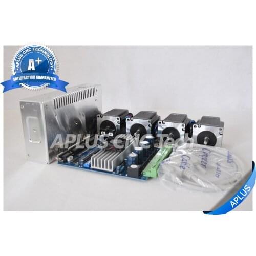 4-Axis CNC kit, Nema 23 255oz-in Stepper Motor & TB6560 board controller, Cost effective solutions