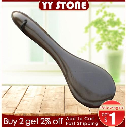 5A grade Original Si Bin brown color Bian stone massage guasha kit beauty face meridian pen gua sha healthcare massager gua sha